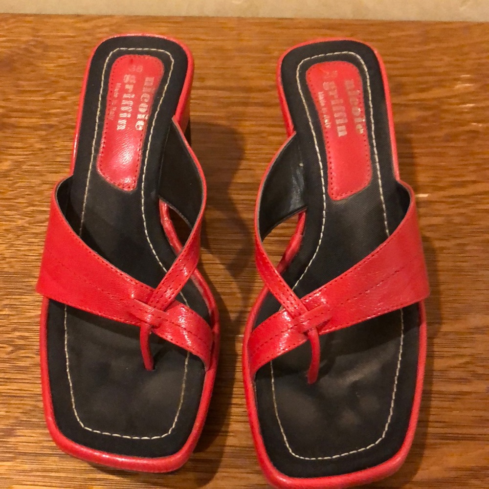 Nicole Griffin Mirador Leather, red, Europa size 38